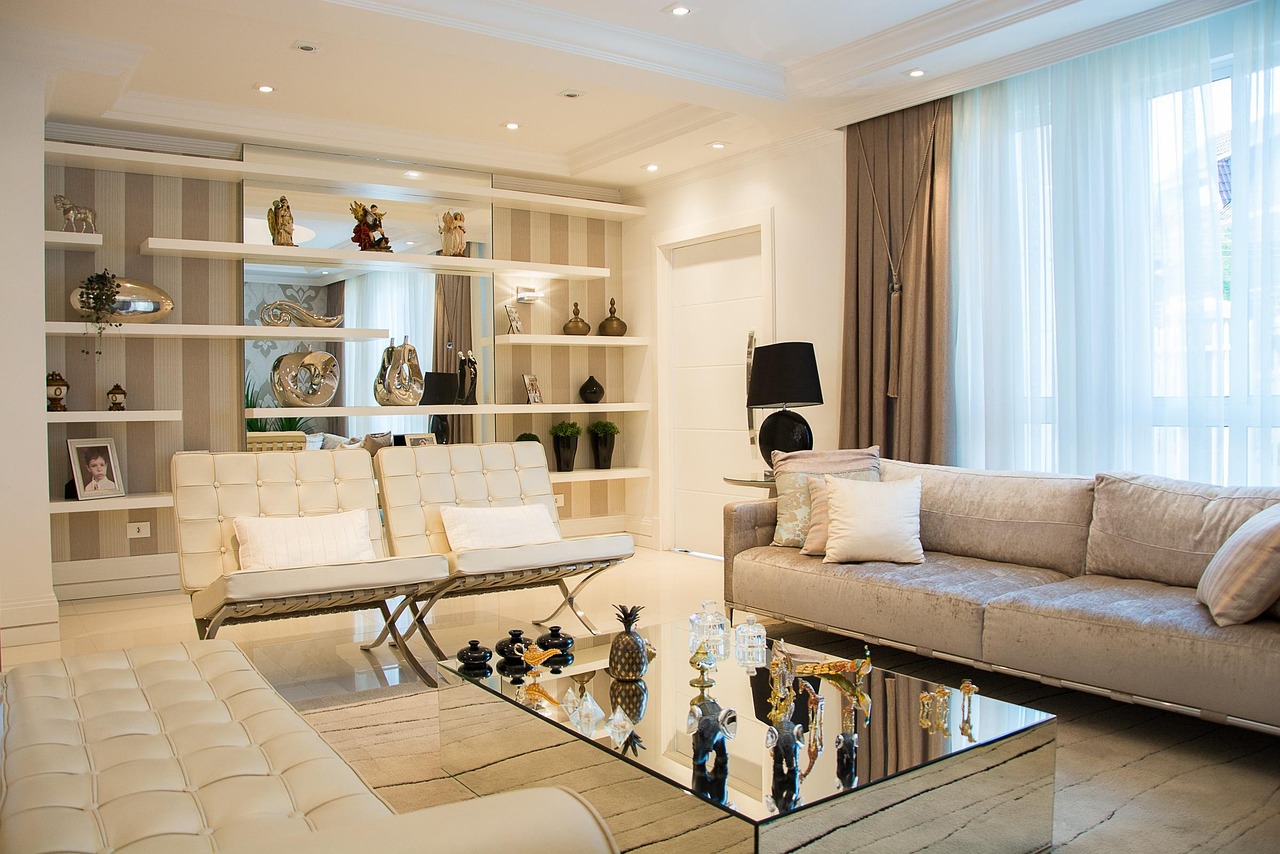 Home, sofa, living room — Door Frames That Make a Statement in Every Room