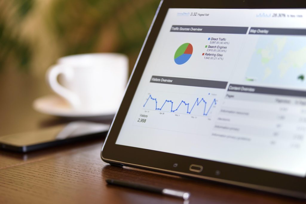 Digital marketing, technology, notebook — Rexas: Your Guide to Innovative Financial Solutions